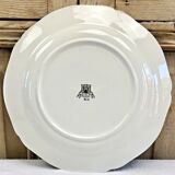 6 flat plates Gien Dionysos the children at the press 1938 1960