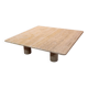 Travertine Coffee Table by Angelo Mangiarotti, Up&Up Edition