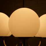 Brass chandeliers with 6 globes