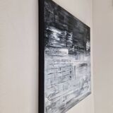 Abstract painting table