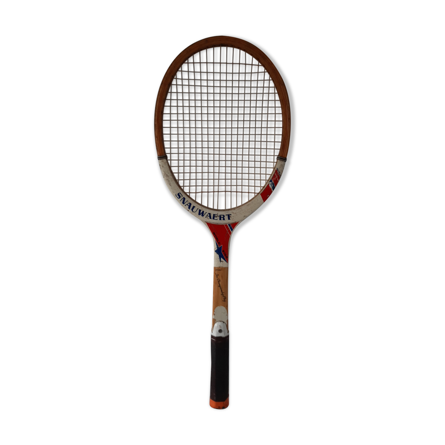 Vintage tennis racket snauwaert