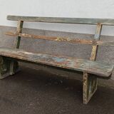 Banc ancien en bois avec belle patine
