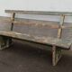 Old wooden bench with beautiful patina