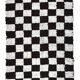 2x10 Checkered Moroccan Runner Rug 70x302Cm SK 242433