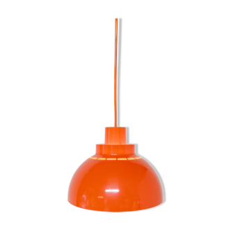 Nordisk Solar orange hanging lamp, 1970s