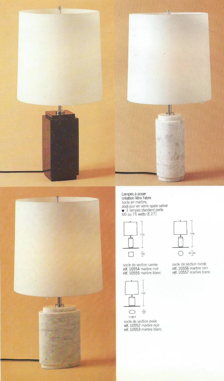 Marble lamp 10556 Vera Fabre, Glass Light