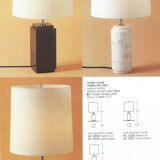 Lampe marbre 10556 Vera Fabre, Verre Lumière