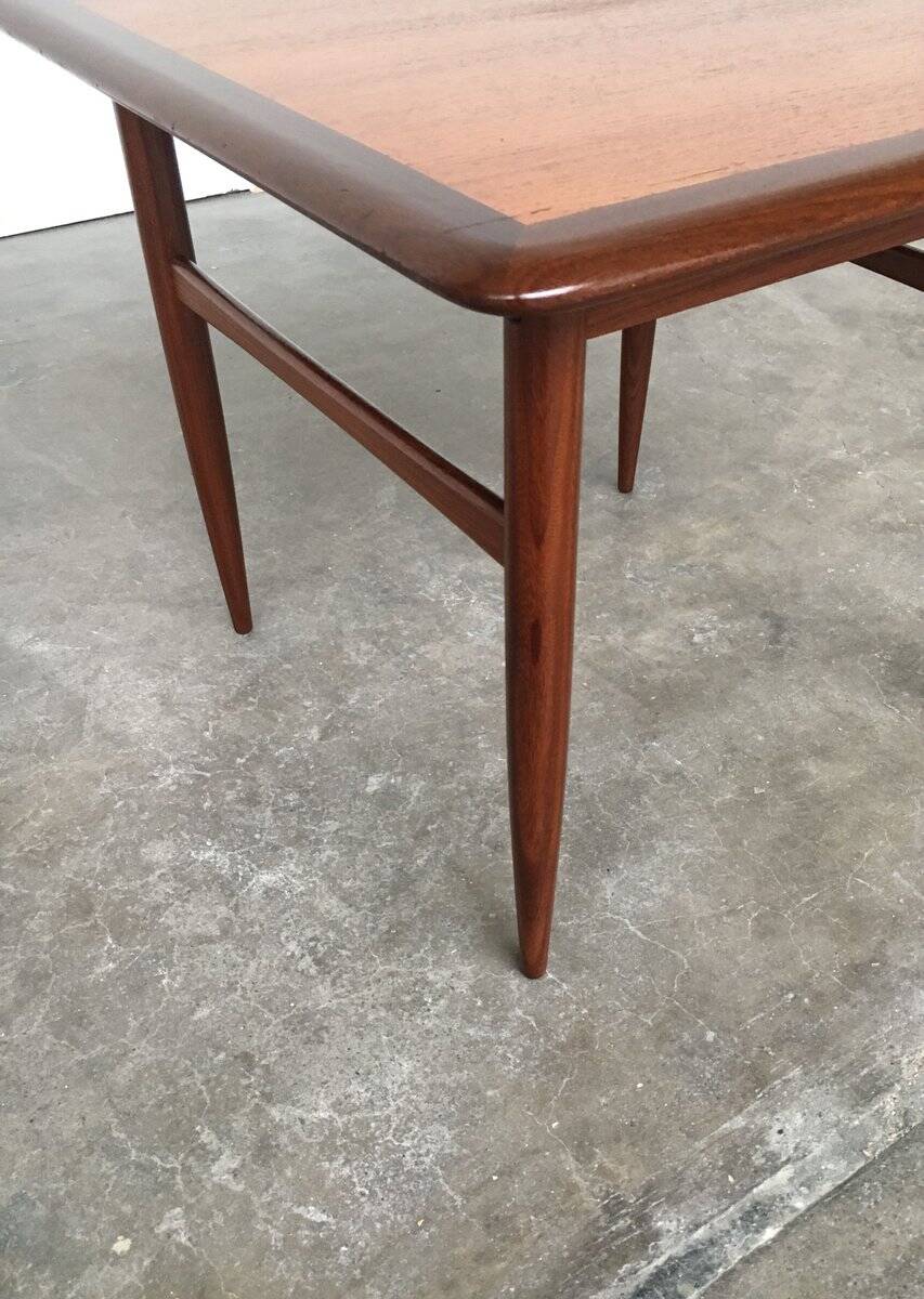 Vintage Swedish teak coffee table from the mid-century by HMB Möbler.