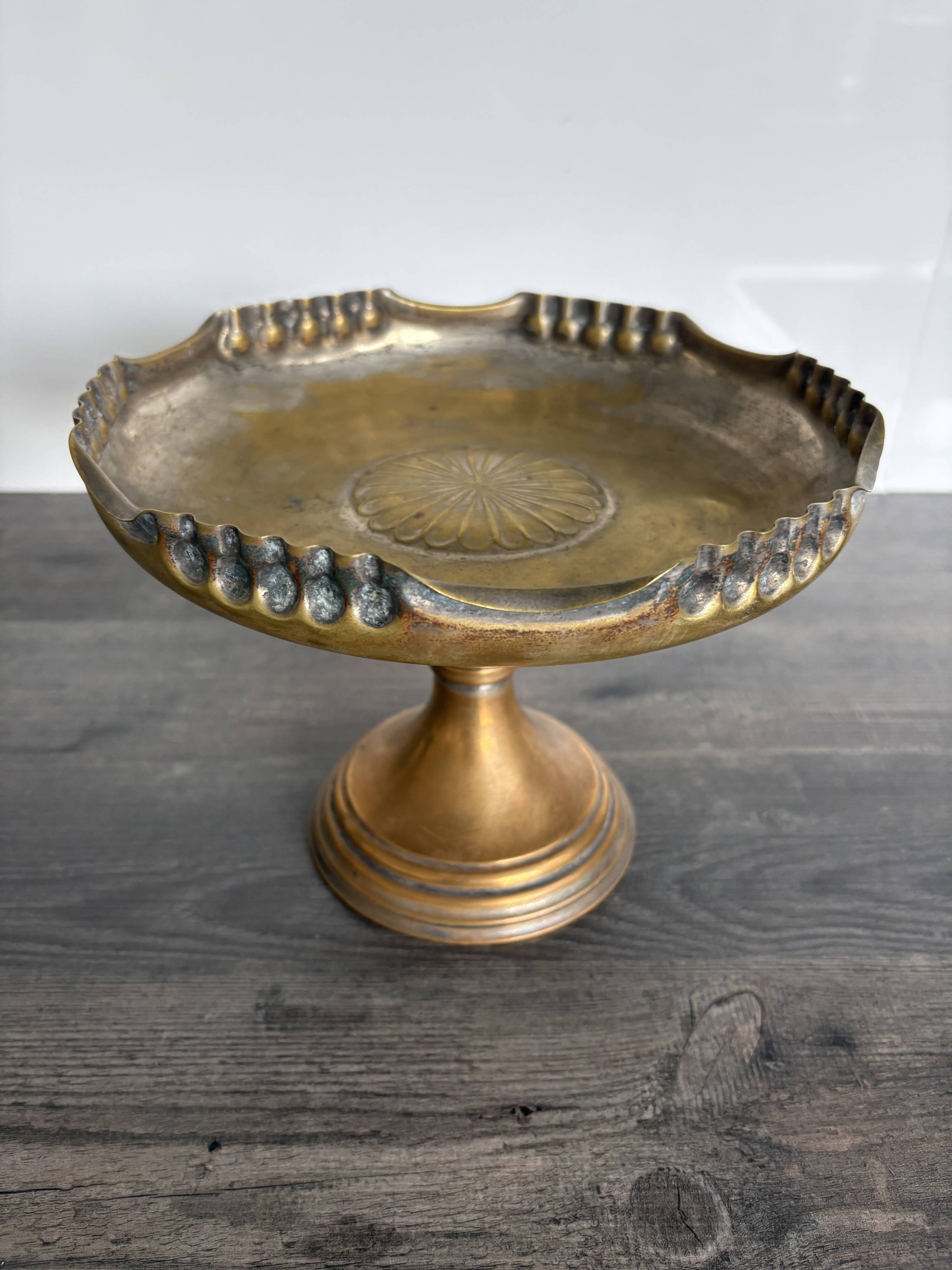 Art Deco gilt metal cup