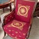 Pair of Empire period armchairs in mahogany