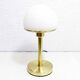 Brass and opaline glass table lamp 1980