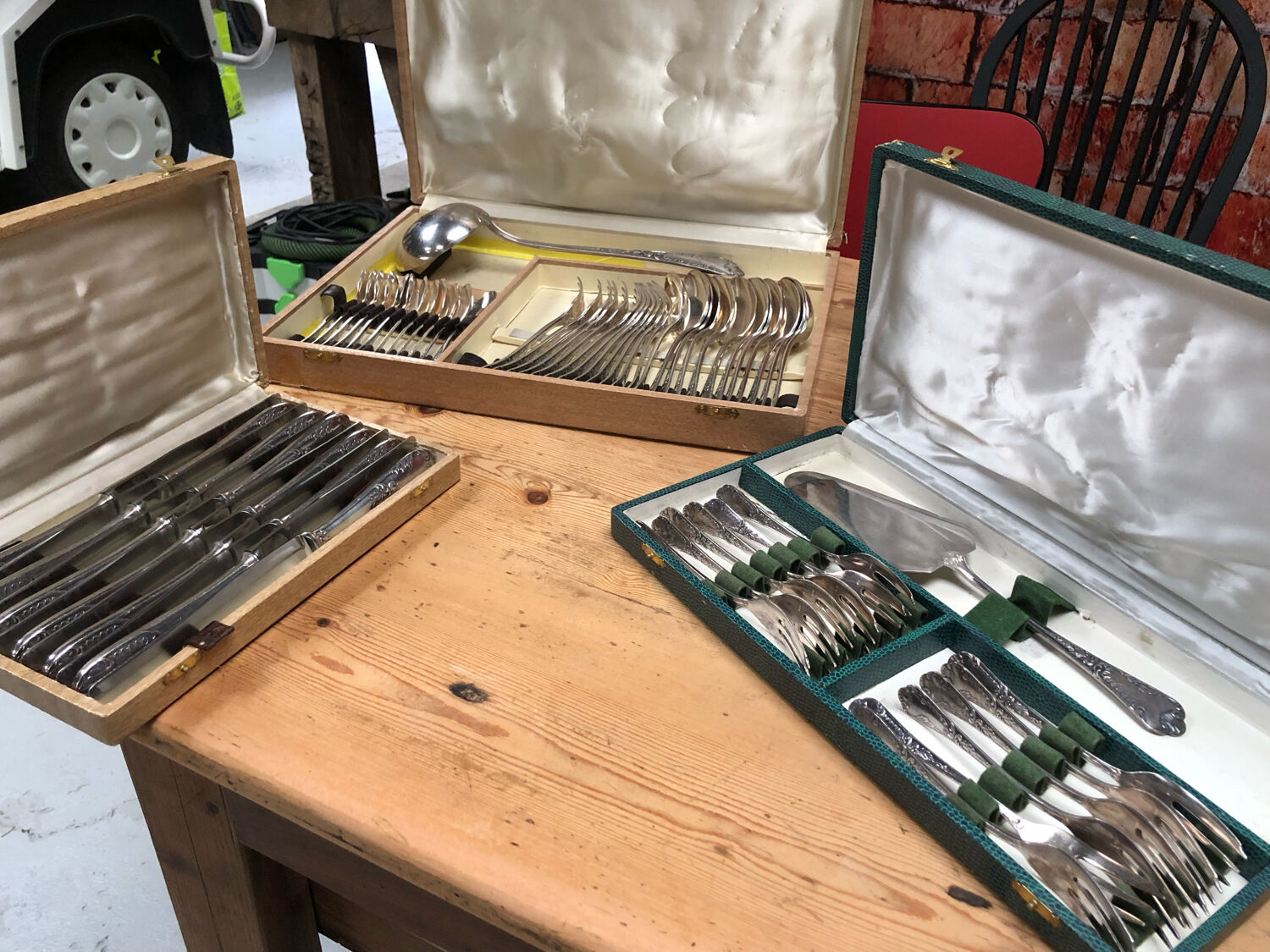 Silver cutlery Goldsmith Frionnet