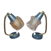 Pair of bedside lamps