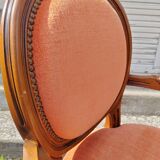 Pair of colorful medallion armchairs