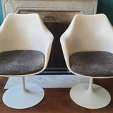 Set 4 armchairs Tulipe by Eero Saarinen Knoll International
