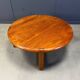 Mid century solid teak Scandinavian coffee table, 1970s