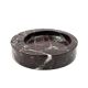 Sergio Asti, red Levanto marble ashtray bowl, UP&UP Carrara Italy, 1970s