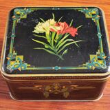 Art Deco old metal box