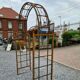 Arche de jardin en fer forgé