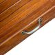 Vintage wooden cabinet / roller shutter cupboard / shelf