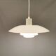Older ph 4/3 hanging lamp, in white, with original orange dimmer.