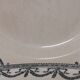 Set of 4 flat plates terre de fer ec Salins Louis XVI garlands