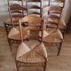 Antique mulched chairs