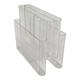 Transparent magazine holder by Giotto Stoppino for Kartell, 1970