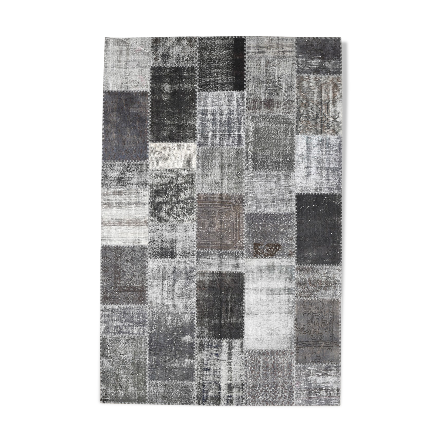 Turkish patchwork vintage rug