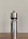 Space Age pepper mill from 1960 in silver-plated metal, 1970.