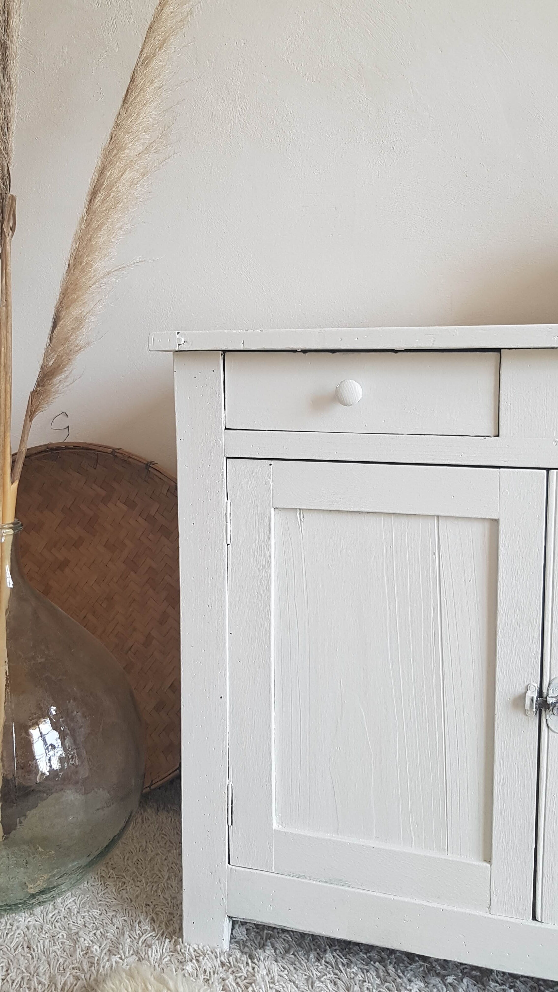 Old White Parisian Buffet