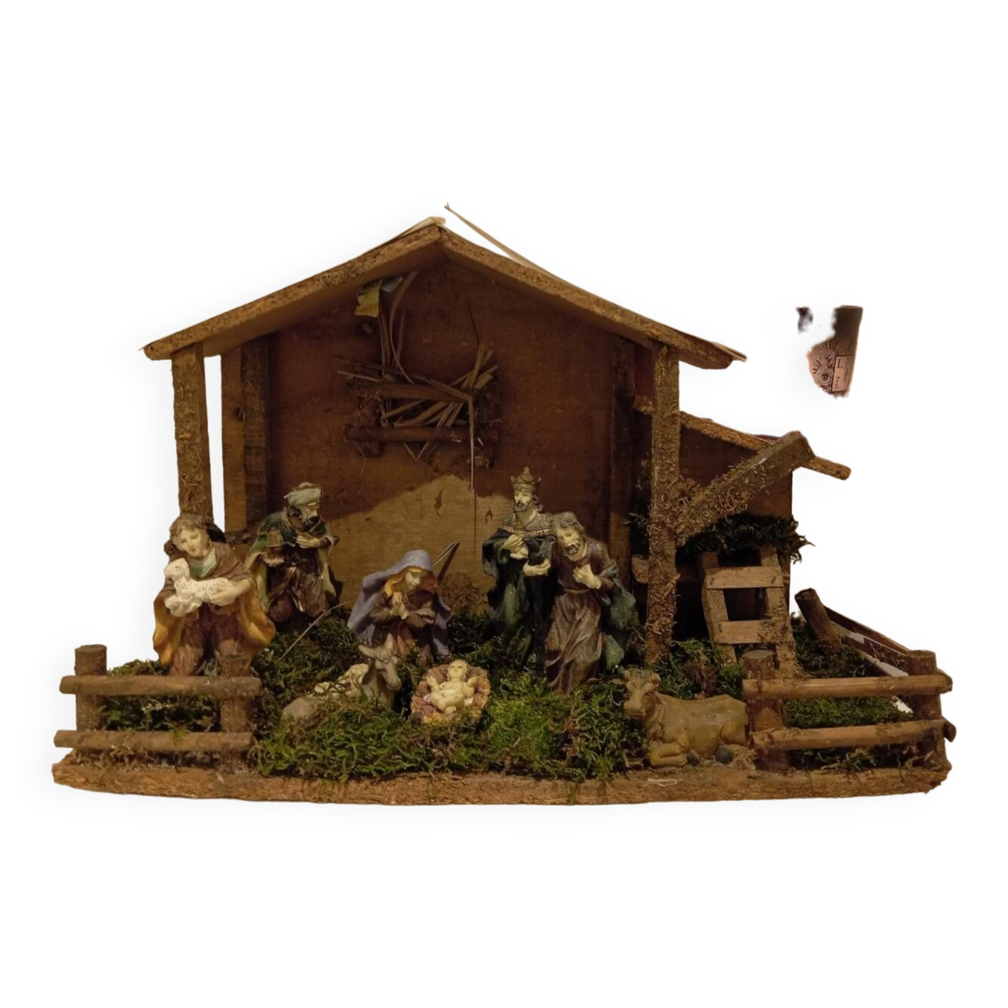 Vintage Christmas Nativity Scene