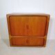 HiFi Highboard with Sliding Doors Sideboard Teak by Dyrlund, 1960s
