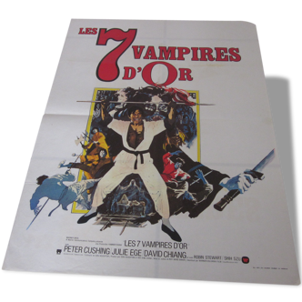 Affiche les 7 vampires d'or.