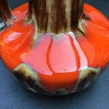 Flamed ceramic pitcher, Baudin, 70s