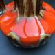 Flamed ceramic pitcher, Baudin, 70s