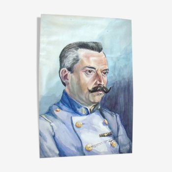 Portrait d’un officier de la guerre de 14-18
