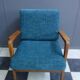 Fauteuil Knoll Antimot bleues années 1960