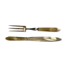 Duo of meat cutlery 50s