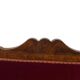 Vintage Bordeaux baroque sofa