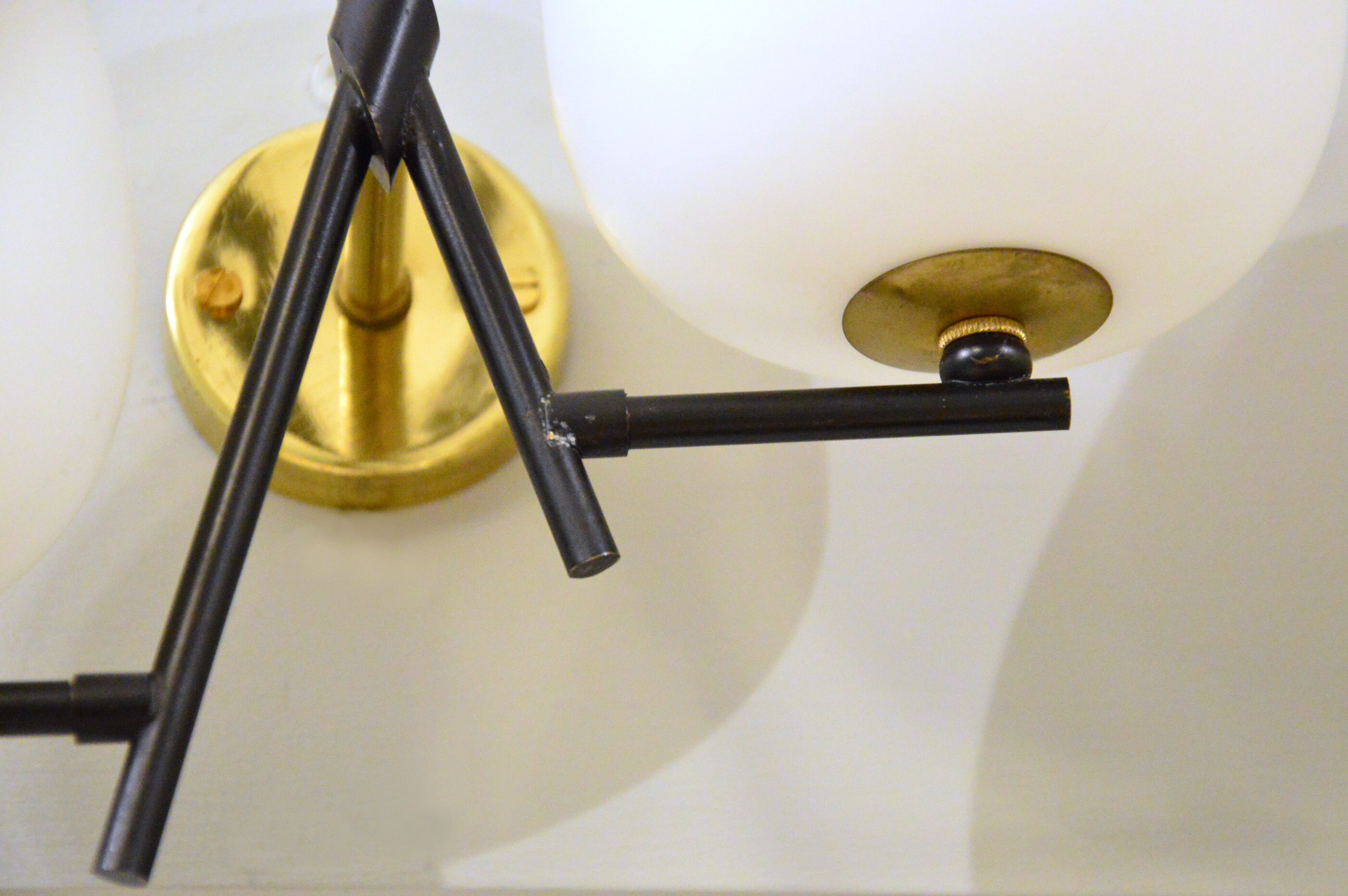 A Pair Of Italian Mid Century Wall Lights, 1950s