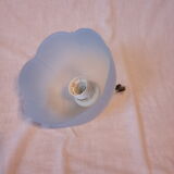 Suspension in opaline sky blue vintage