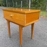 Bedside table with compass feet, 1960s