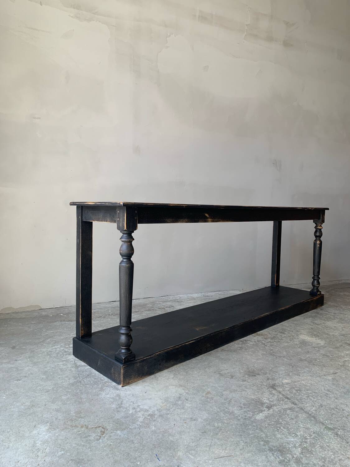 Console en bois massif