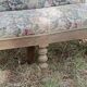 19th century Louis XIII style hallway bench