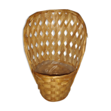 Clear wicker pot cache braided