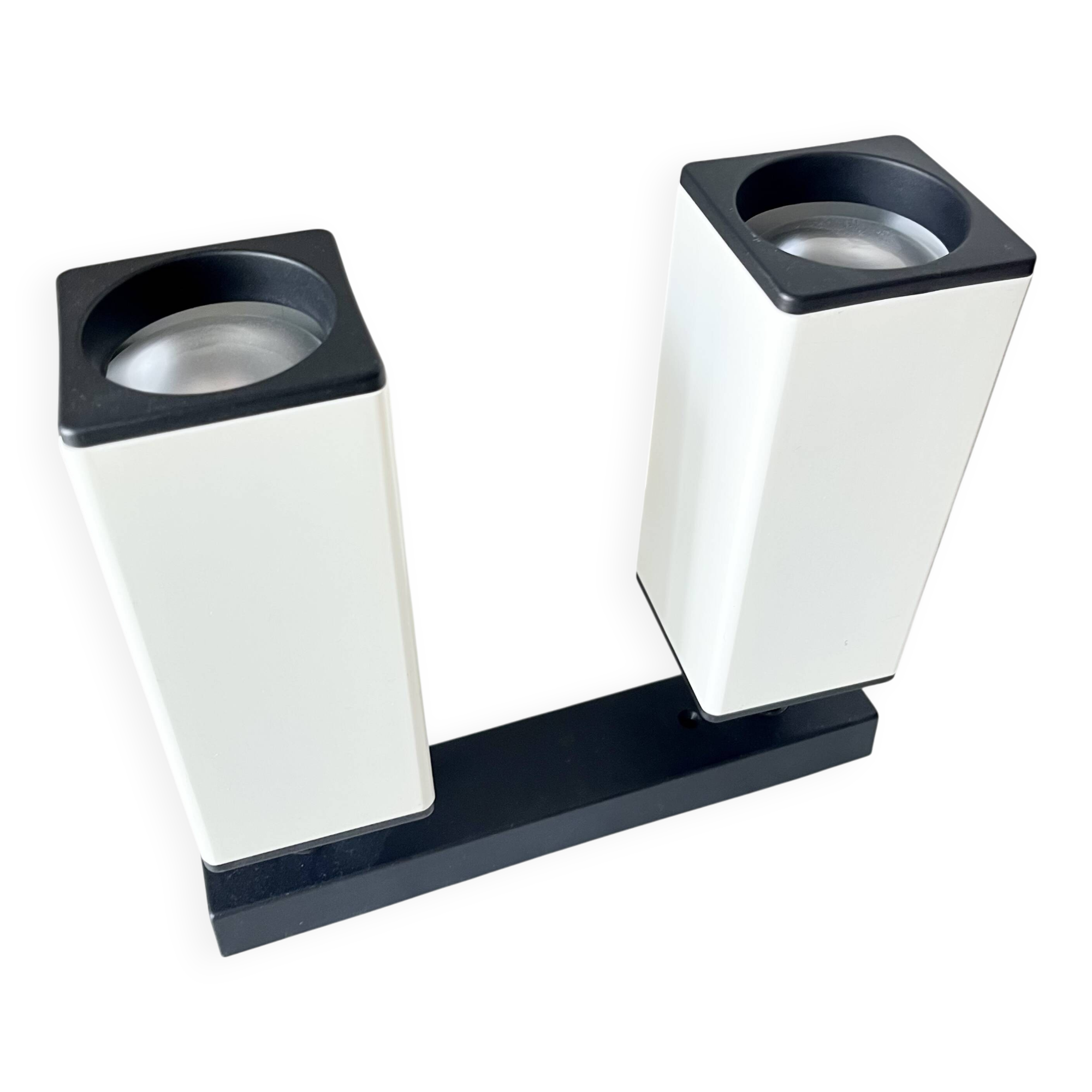 Vintage 1980s Wall or Ceiling Lamp with Two Adjustable Parallelepiped Light