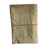 Old linen cloth and cotton tinted in vermeil