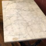 Former top bistro table marble