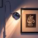 Stilnovo Wall Lights polished chrome lampshade Italian from the mid-20th century.